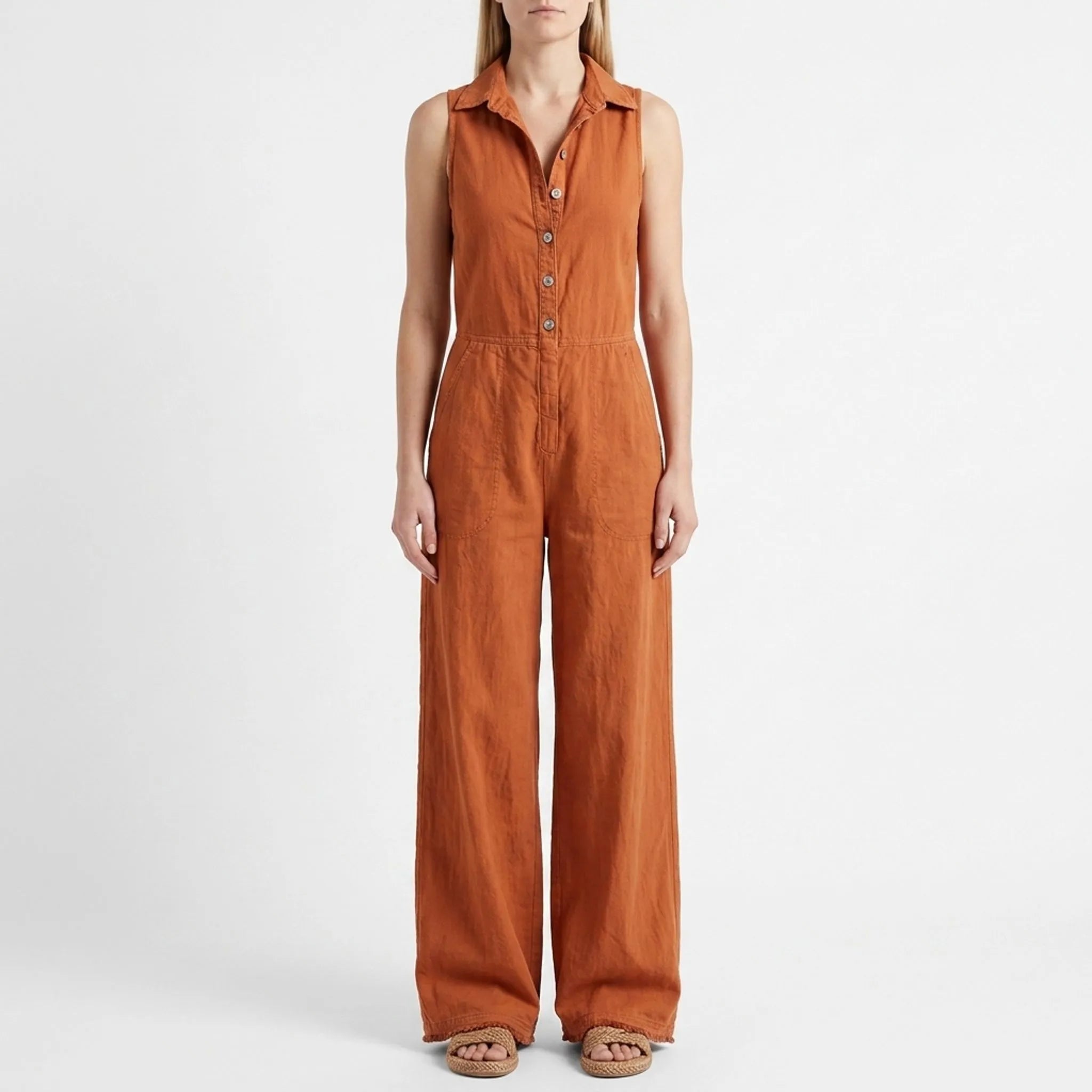 Mouwloze Zomerse Jumpsuit | Navando 