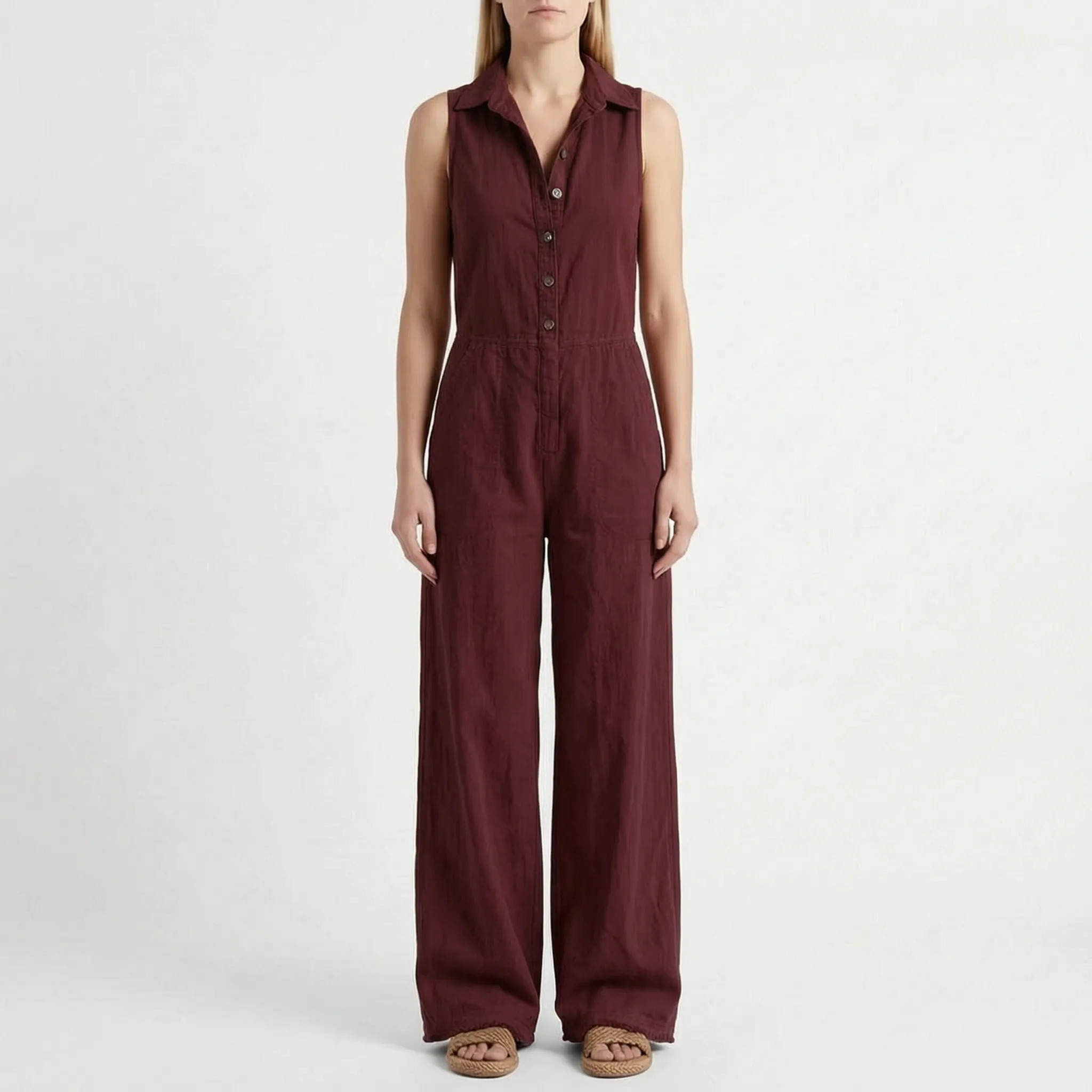 Mouwloze Zomerse Jumpsuit | Navando 
