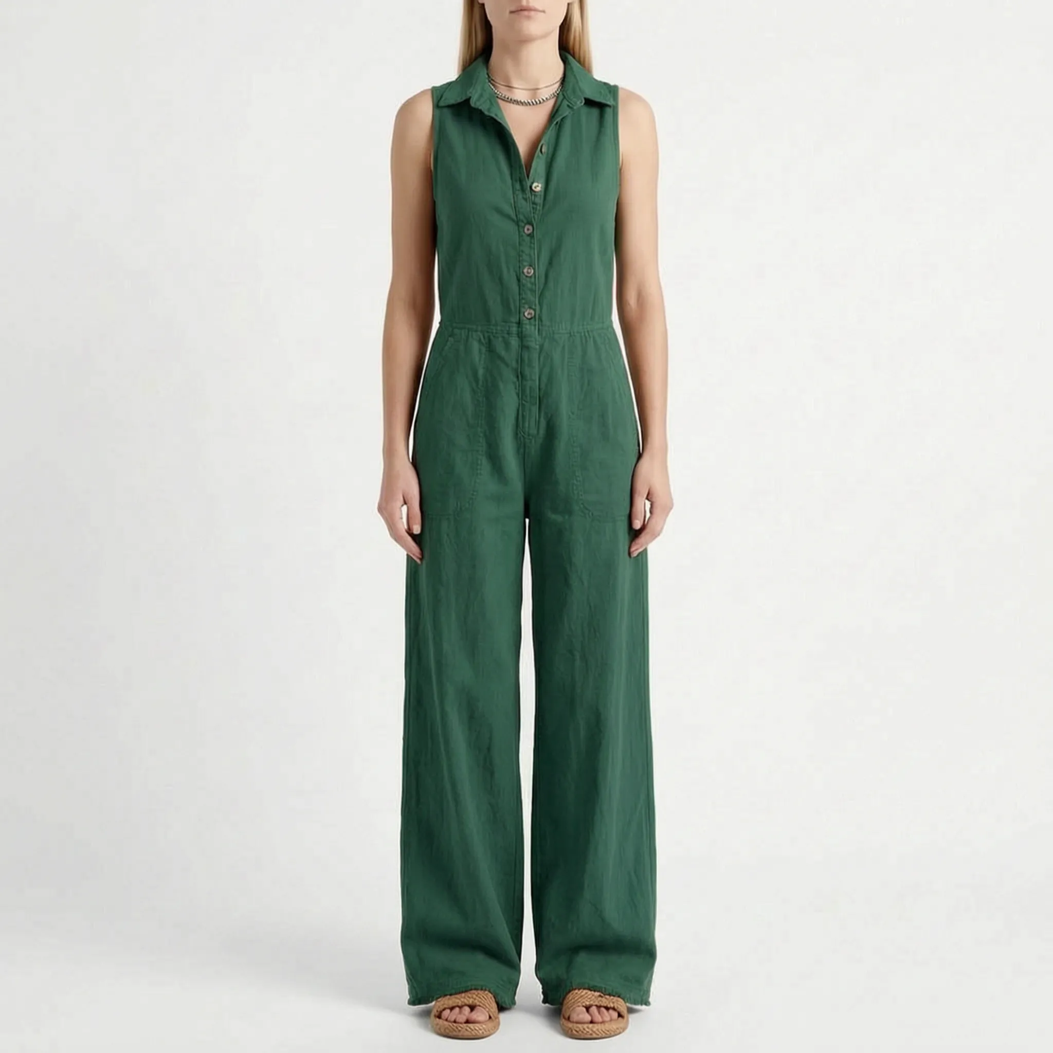 Mouwloze Zomerse Jumpsuit | Navando 