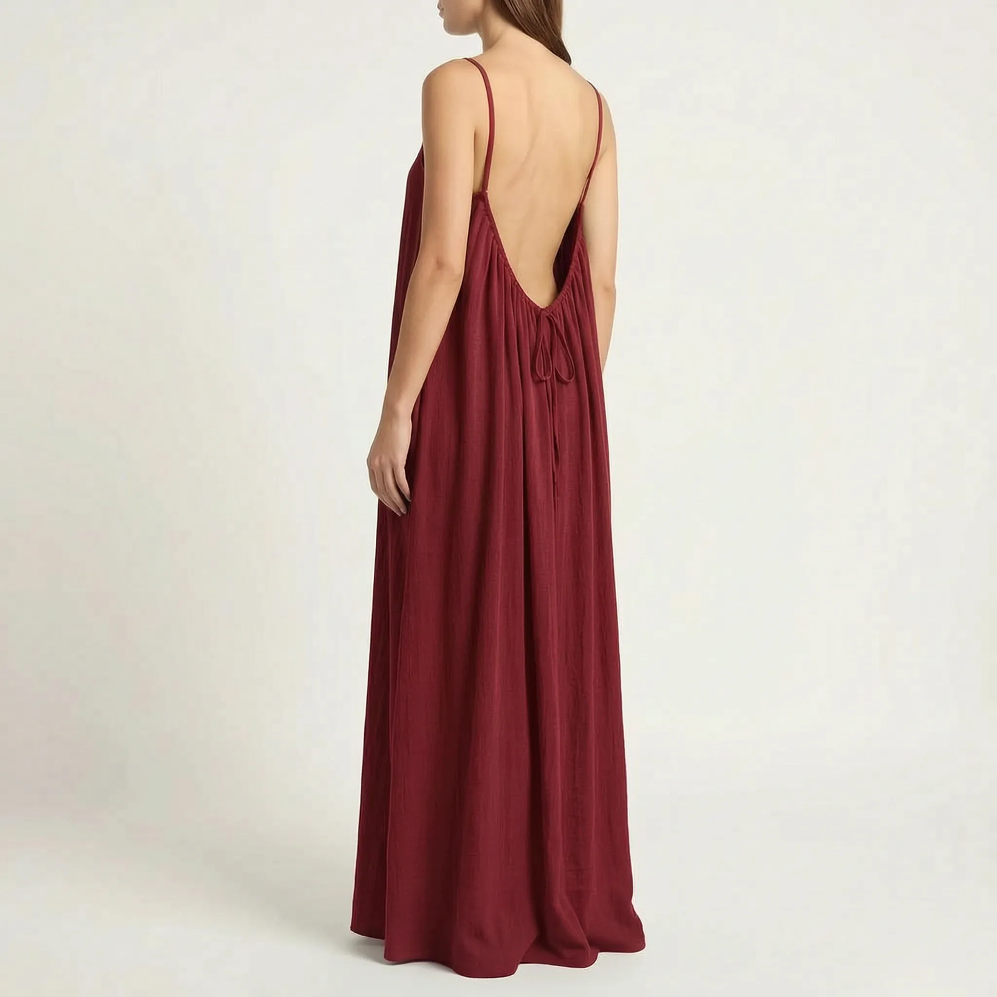 Mouwloze Zomerse Maxi-Jurk | Navando 