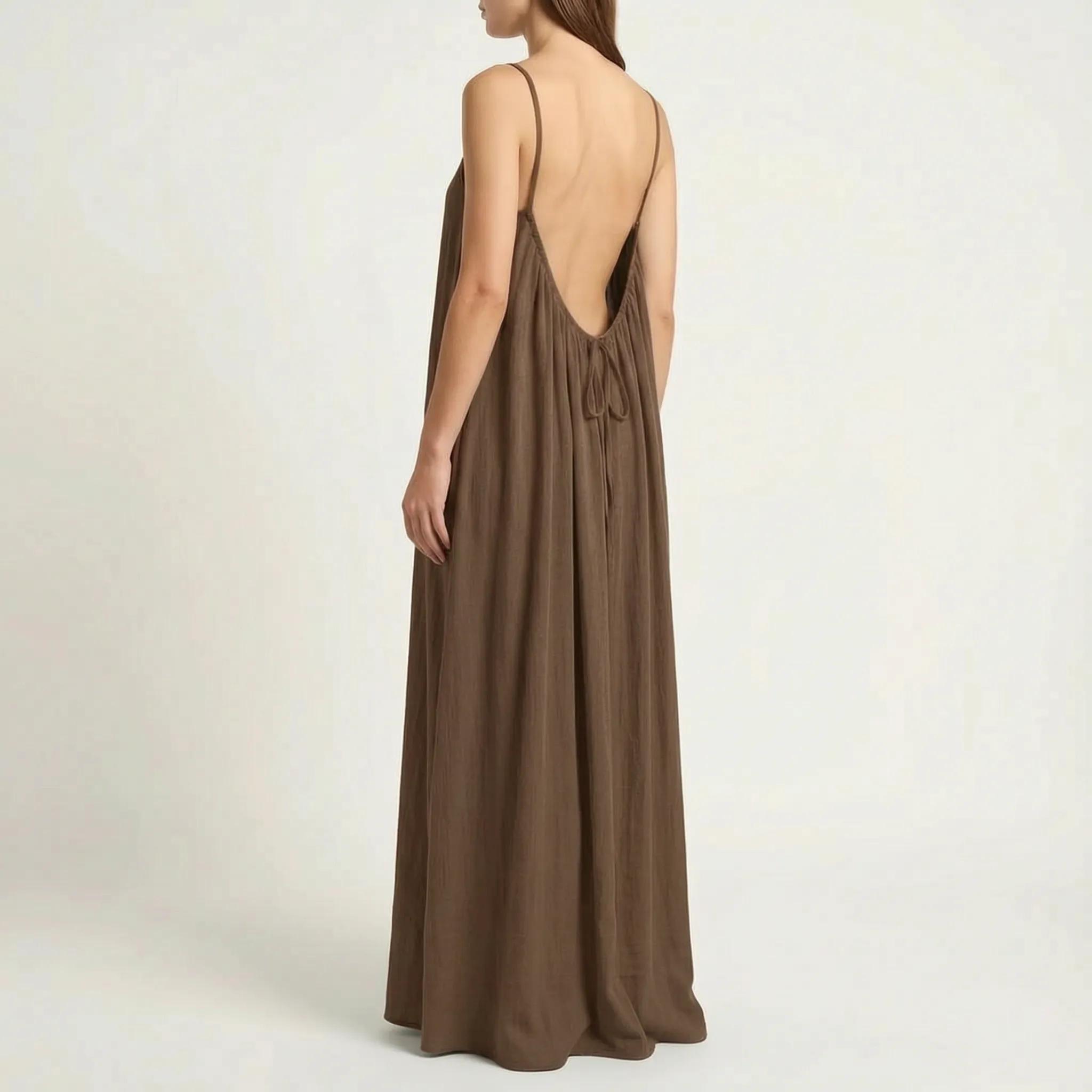 Mouwloze Zomerse Maxi-Jurk | Navando 