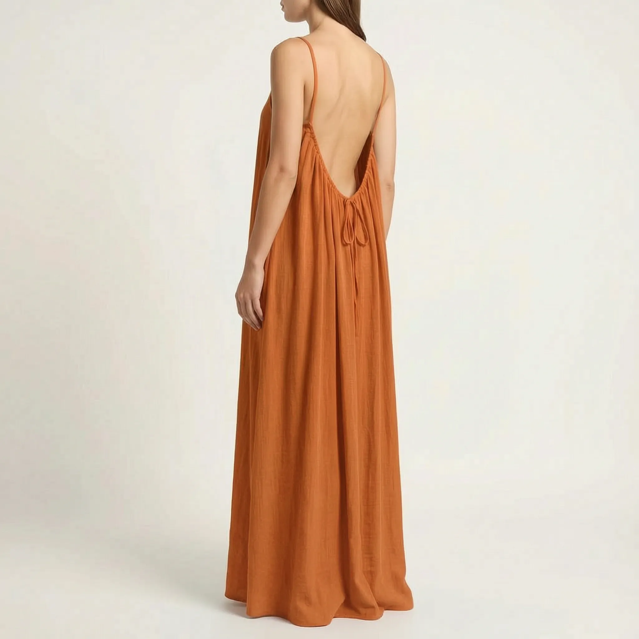 Mouwloze Zomerse Maxi-Jurk | Navando 