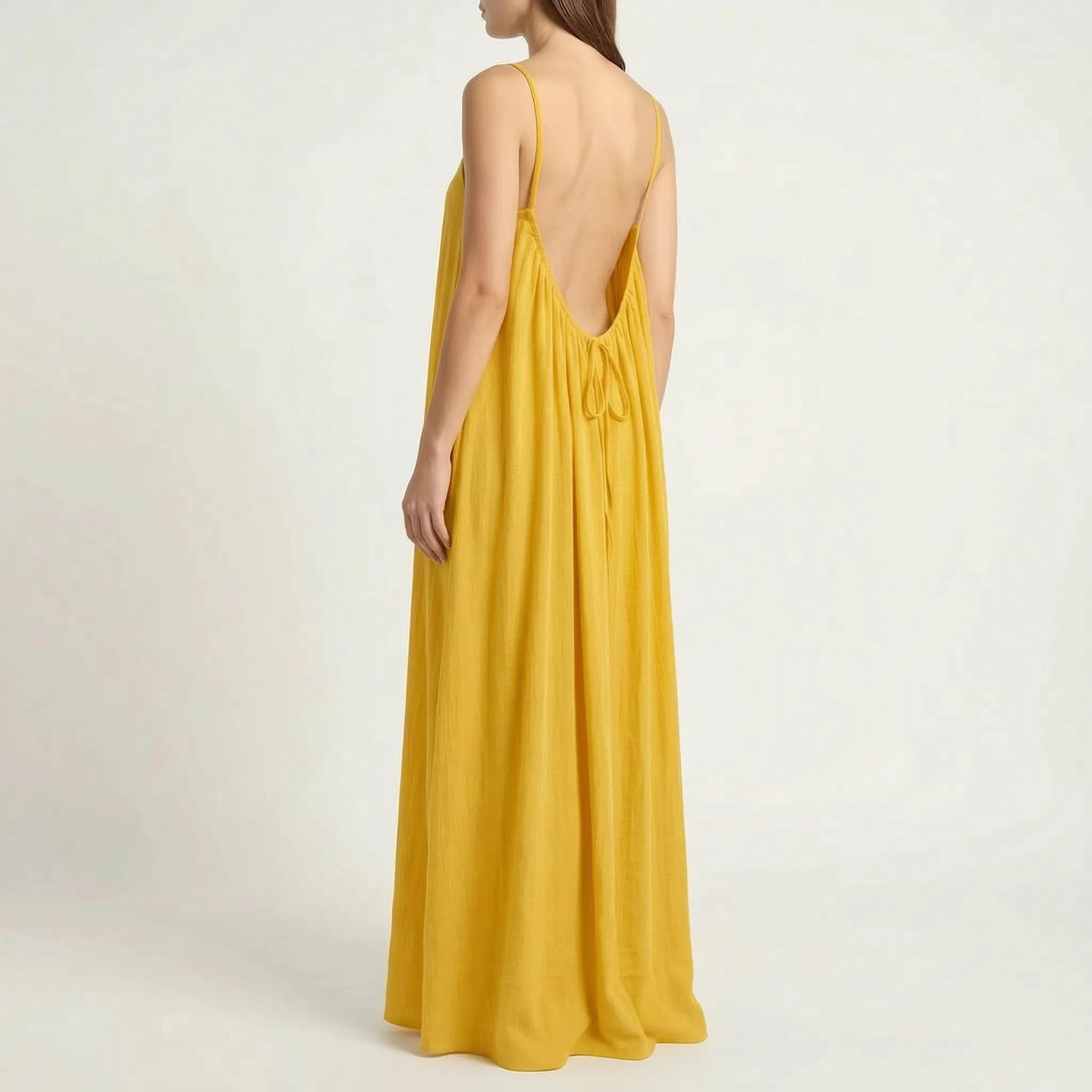 Mouwloze Zomerse Maxi-Jurk | Navando 