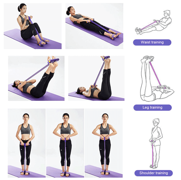 Multi-functionele Tension Rope | Weerstandsband voor full-body workouts 8