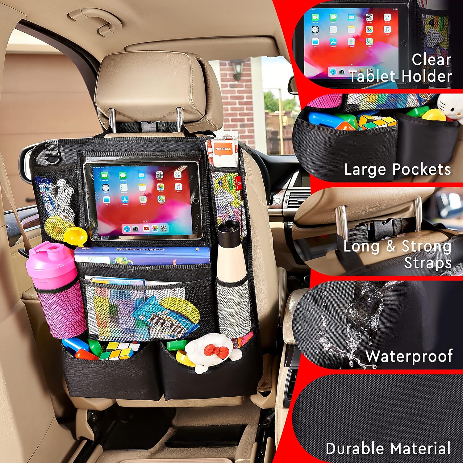 Multifunctionele Auto Organizer Achterbank | Navando 