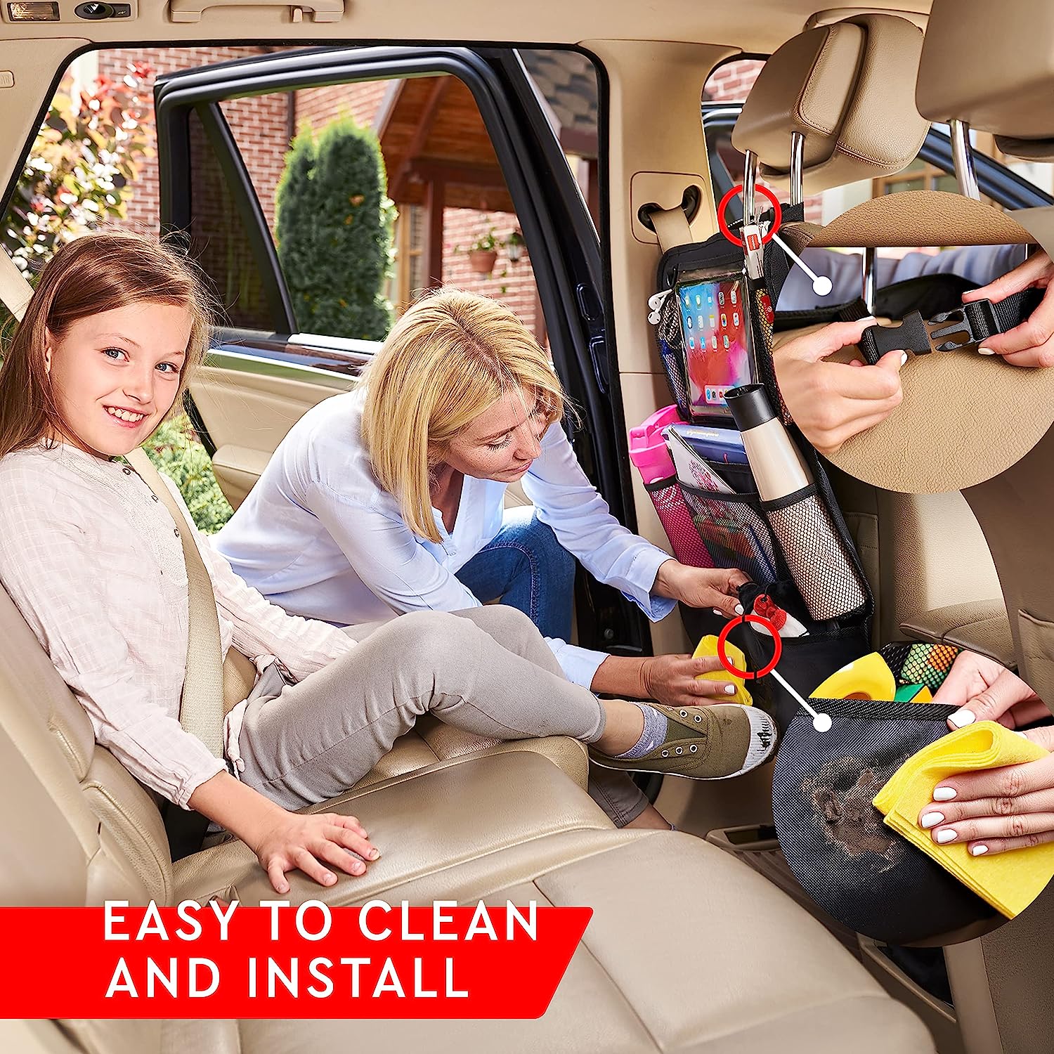 Multifunctionele Auto Organizer Achterbank | Navando 