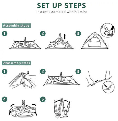 Navando | Automatische Pop-Up Tent Voor 3-4 Personen