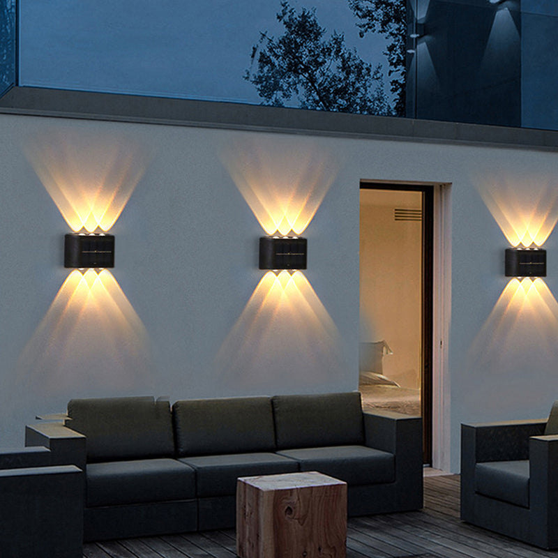 Navando | Automatische Zonnepaneel Wandlamp Voor Buiten