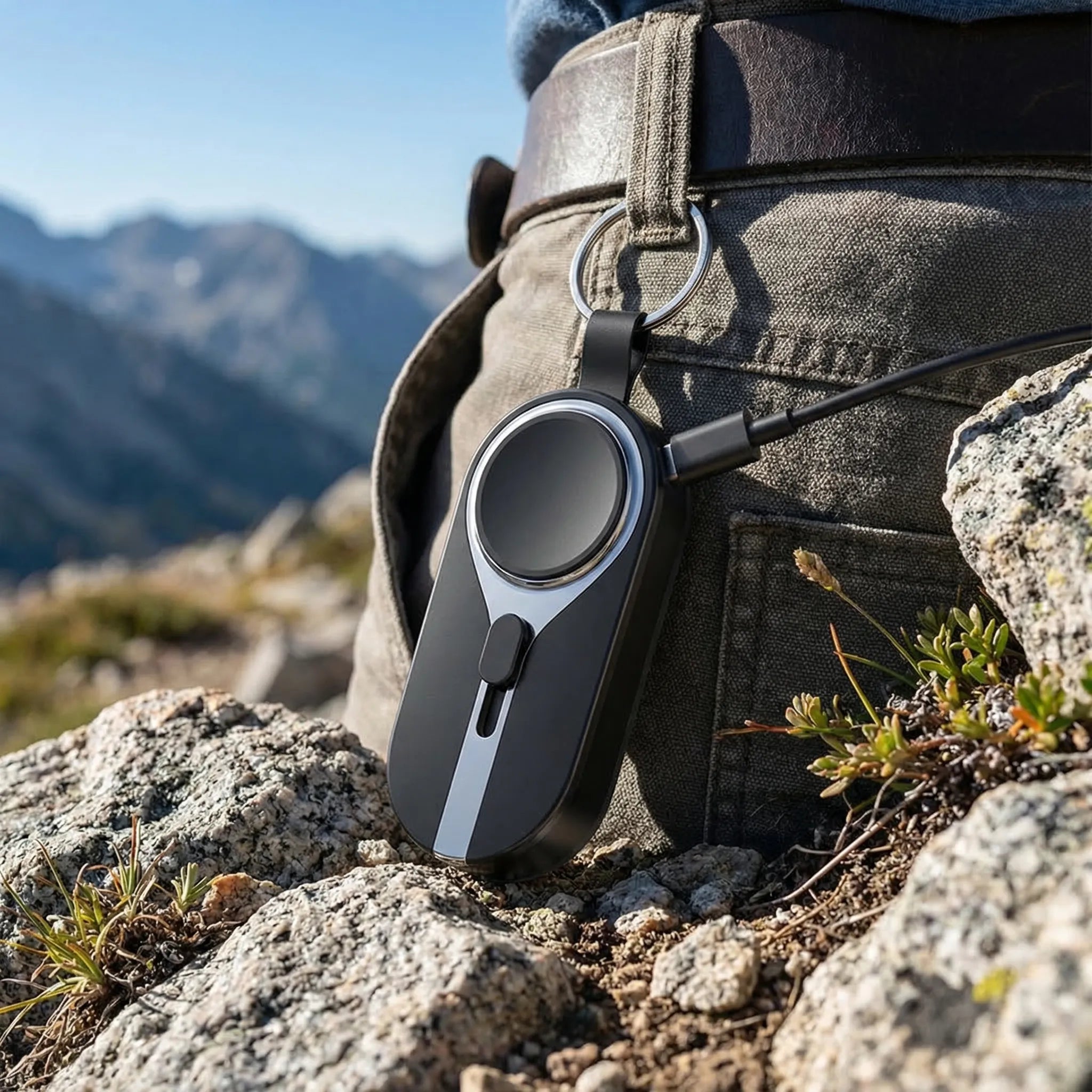 Navando | Compacte Draadloze Powerbank Sleutelhanger