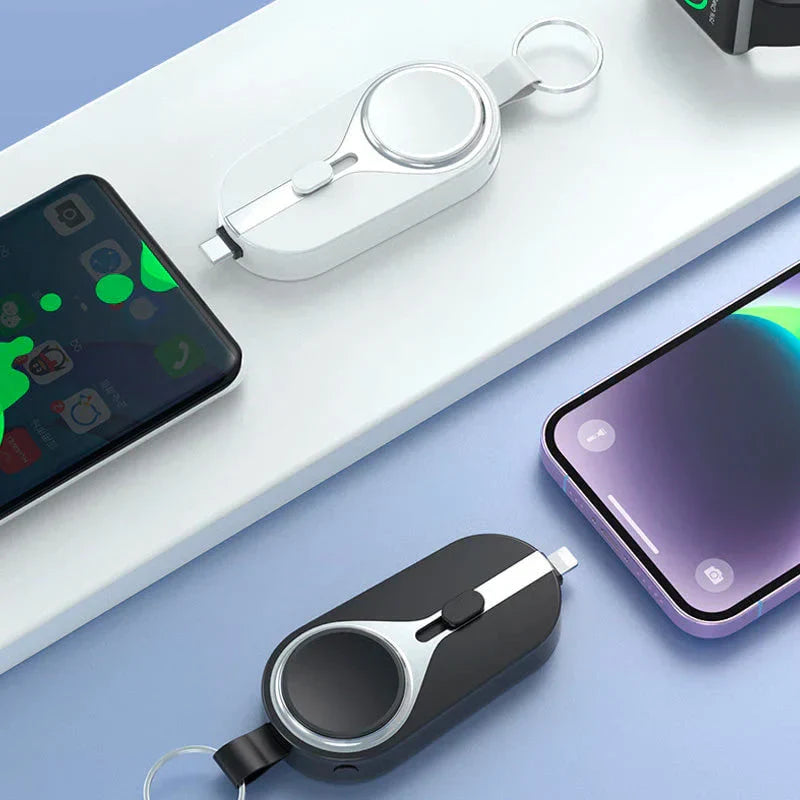 Navando | Compacte Draadloze Powerbank Sleutelhanger