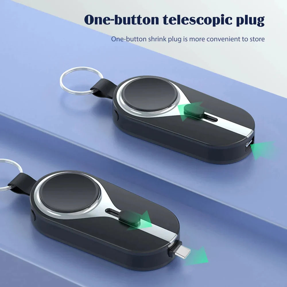 Navando | Compacte Draadloze Powerbank Sleutelhanger