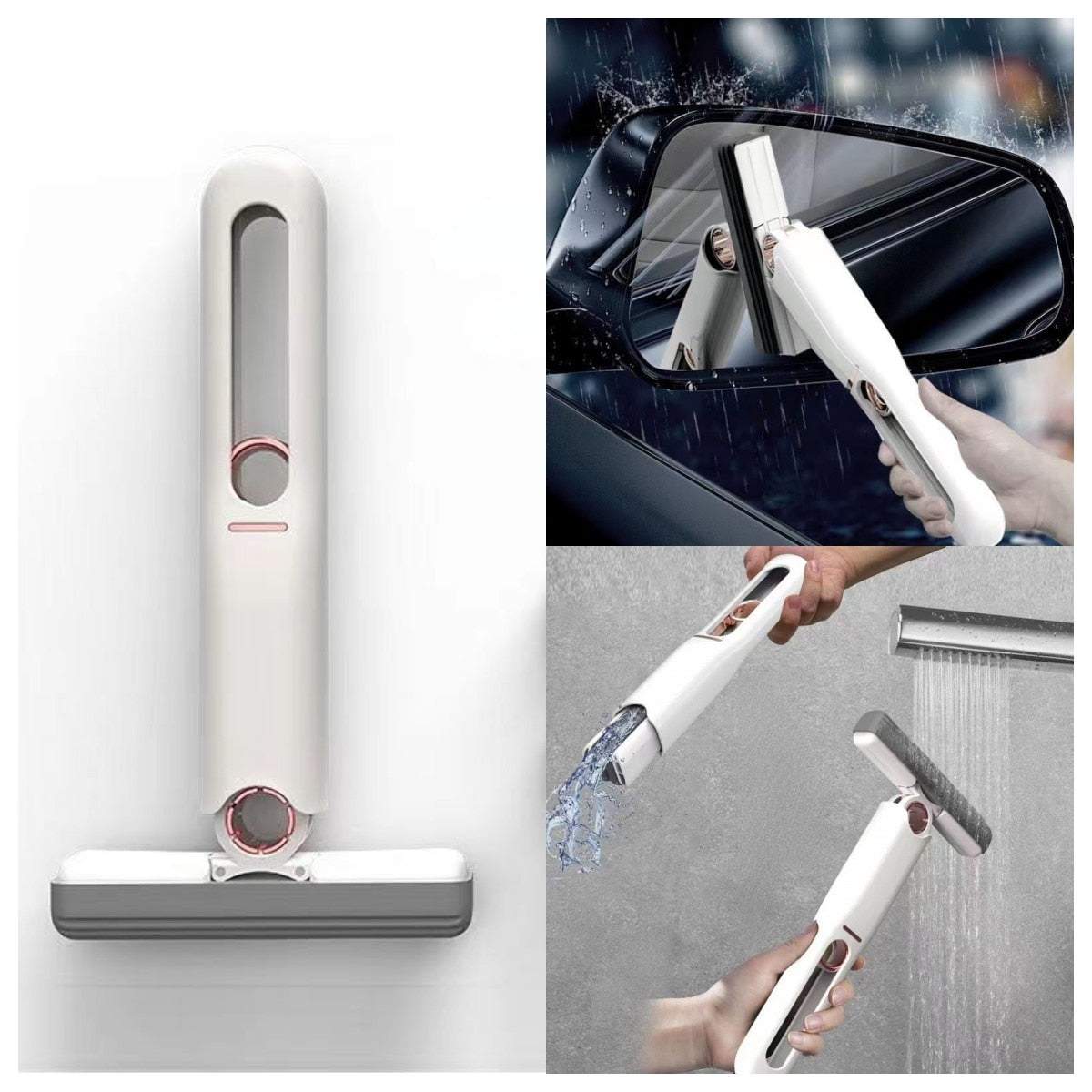 Navando | Compacte Handmop Met Zelfwringende Functie