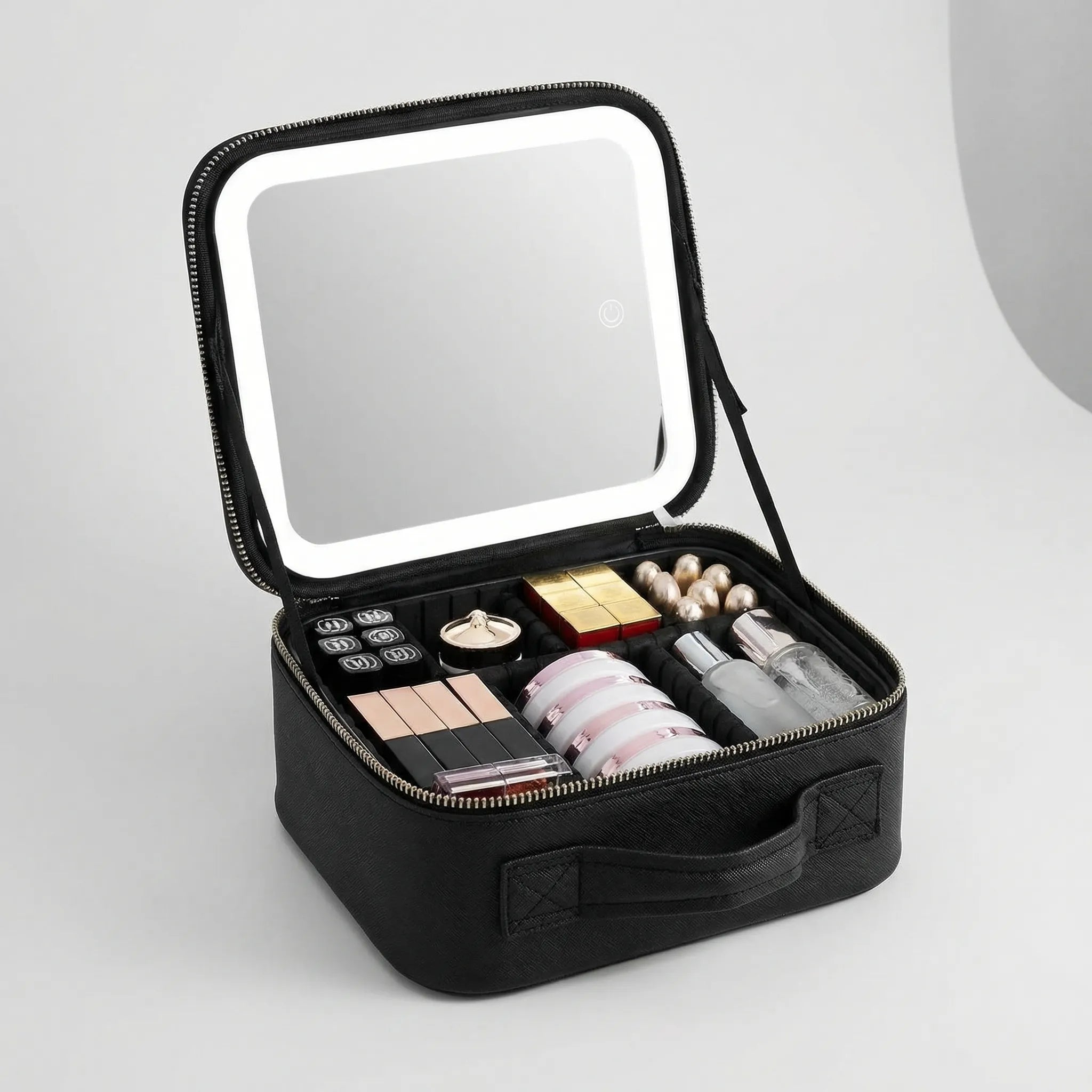 Navando | Compacte Make-Uptas Met LED-Spiegel