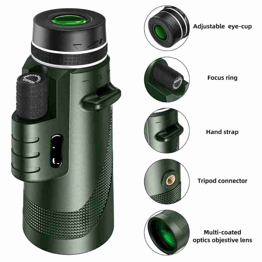 Navando | Compacte Monoculaire Verrekijker Met Hoog Zoom