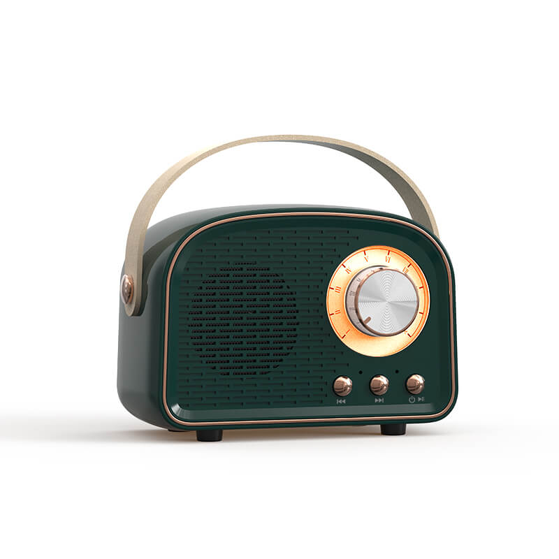 Navando | Compacte Retro Bluetooth-Speaker Met FM-Radio