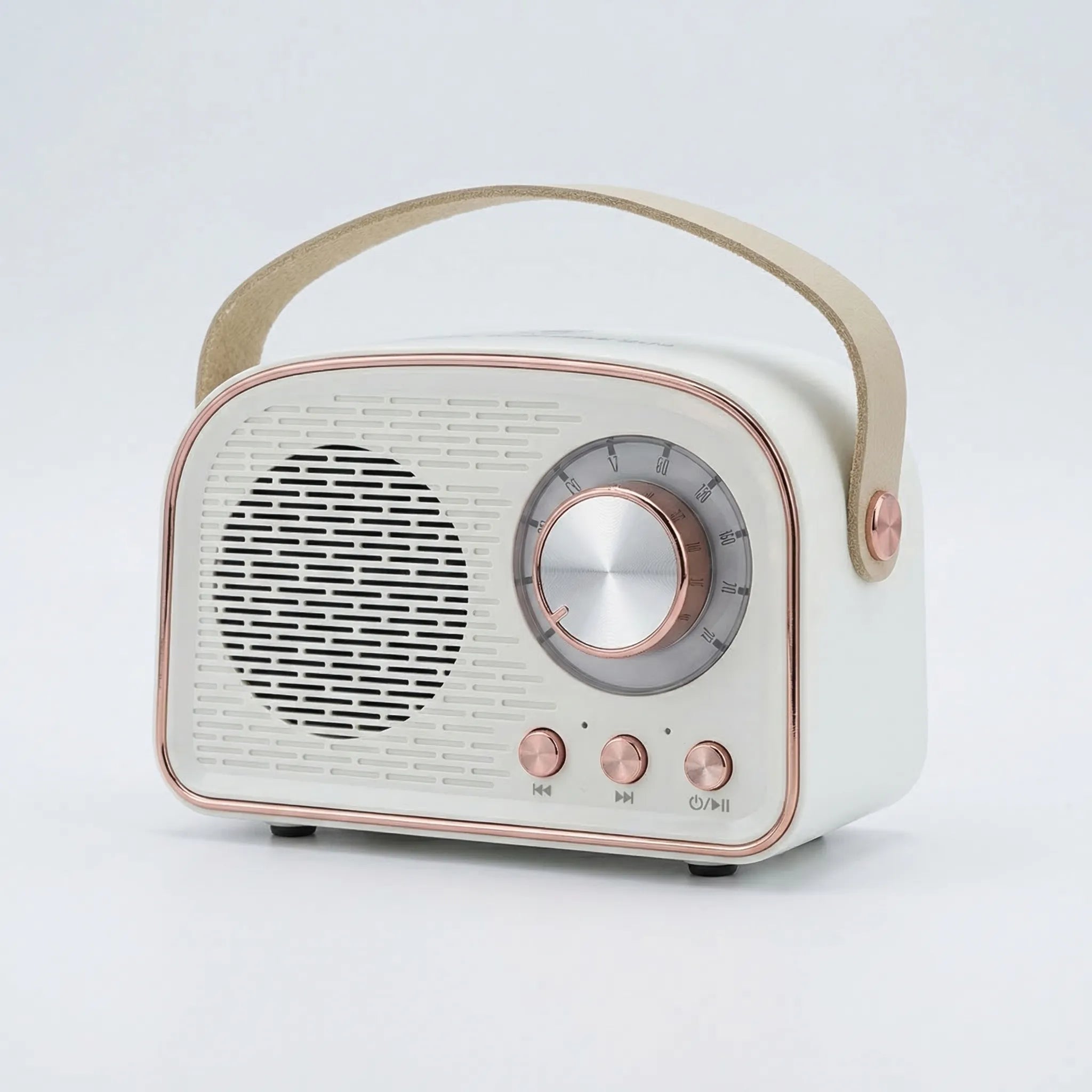 Navando | Compacte Retro Bluetooth-Speaker Met FM-Radio