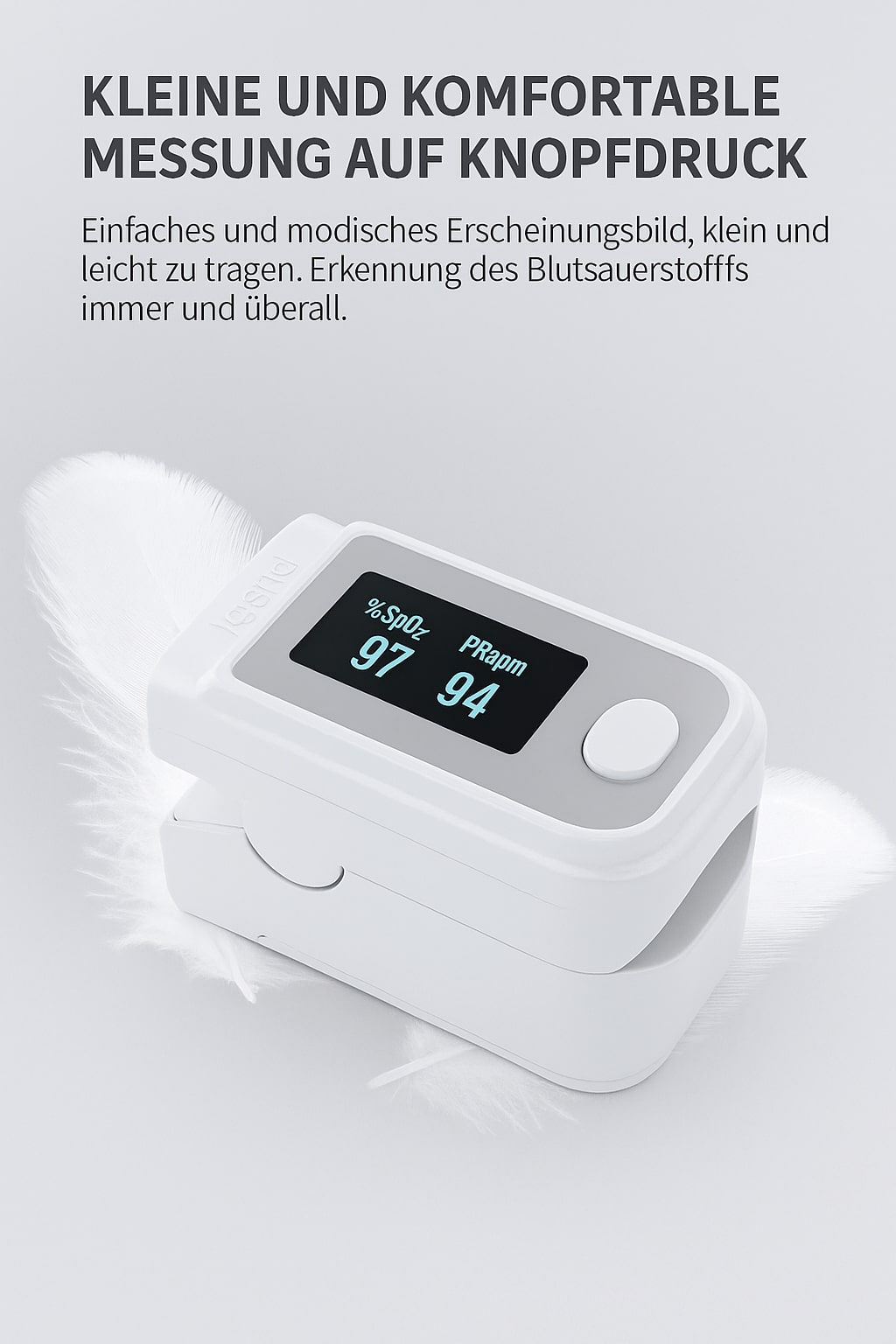 Navando | Compacte Vinger-Saturatiemeter Met Display