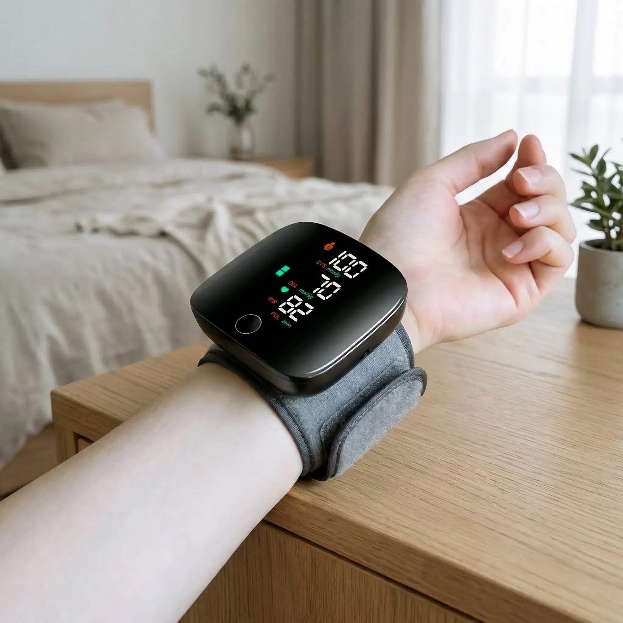 Navando | Digitale Polsbloeddrukmeter Met LED-Display