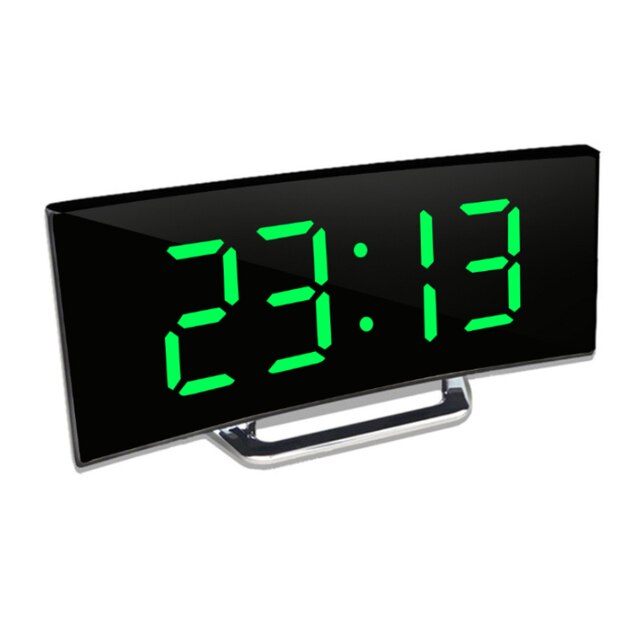 Navando | Digitale Wekker Met Gebogen LED-Display