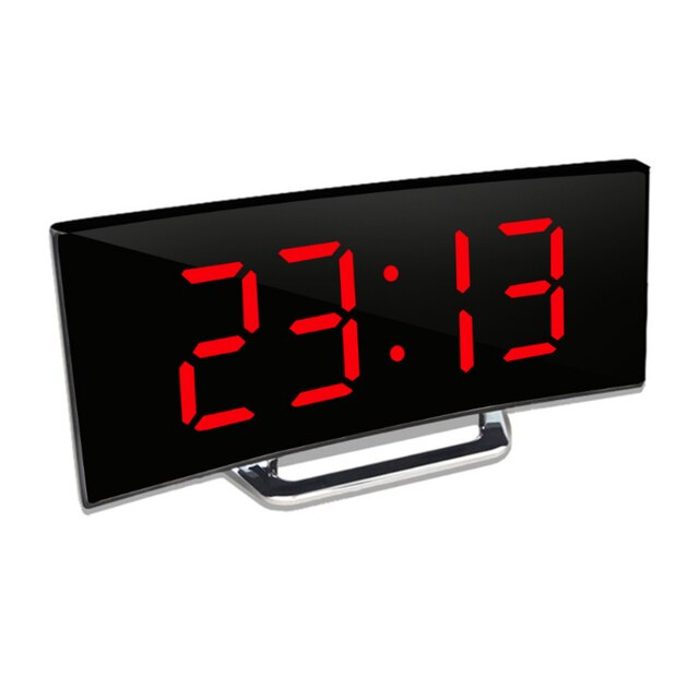 Navando | Digitale Wekker Met Gebogen LED-Display