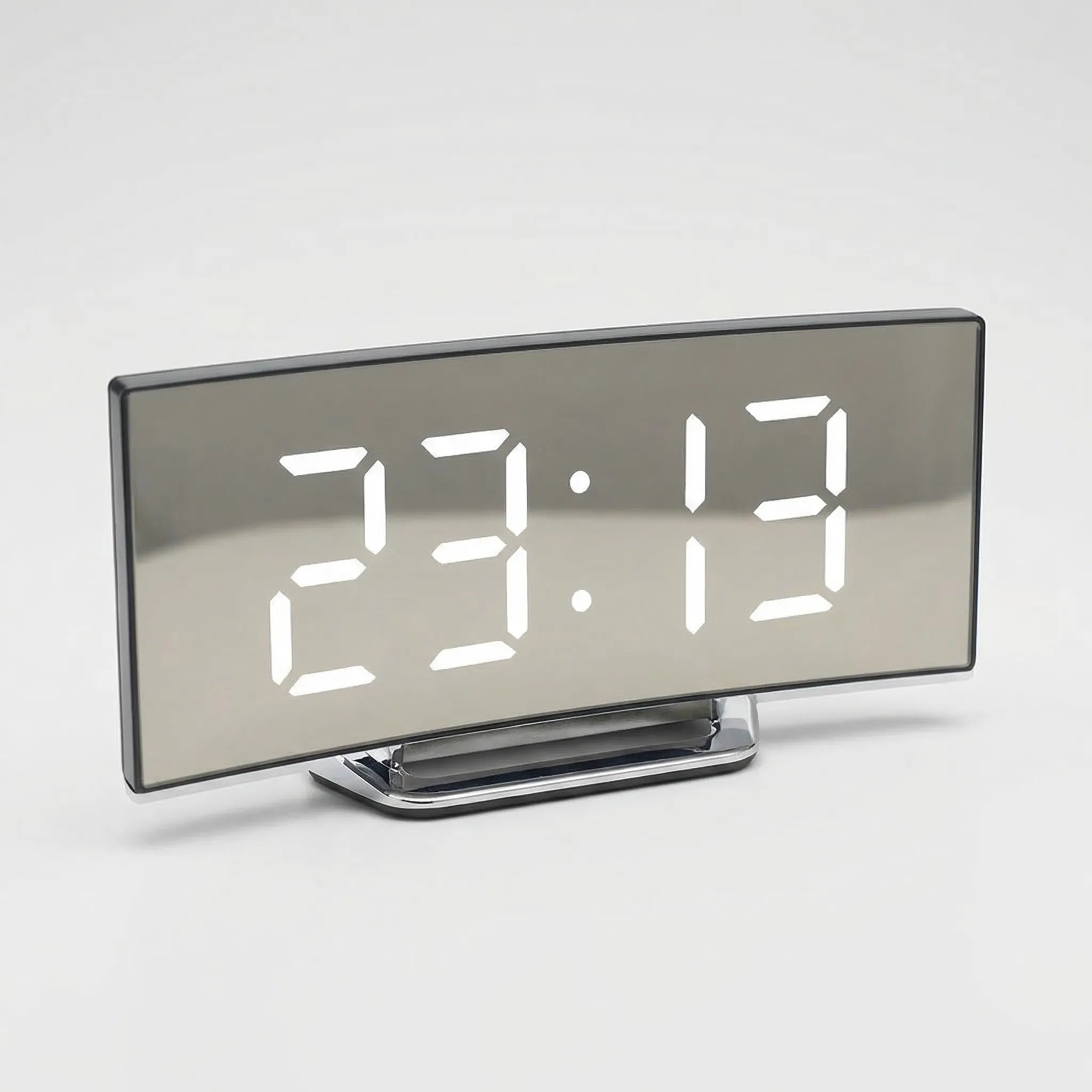 Navando | Digitale Wekker Met Gebogen LED-Display
