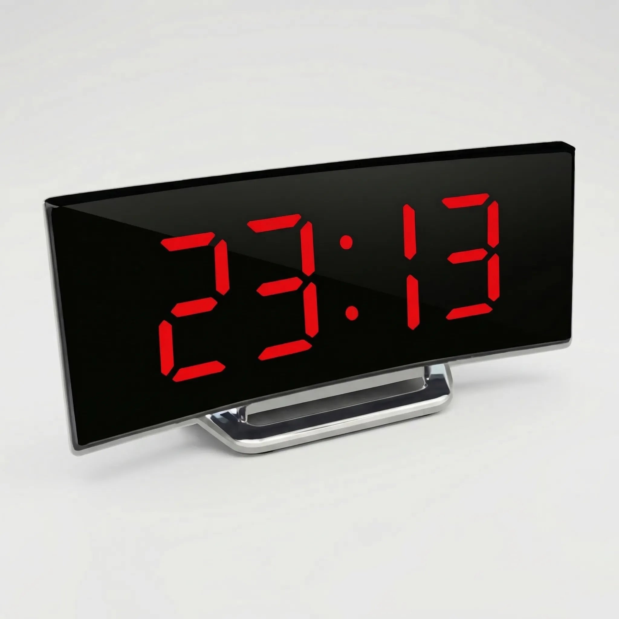 Navando | Digitale Wekker Met Gebogen LED-Display