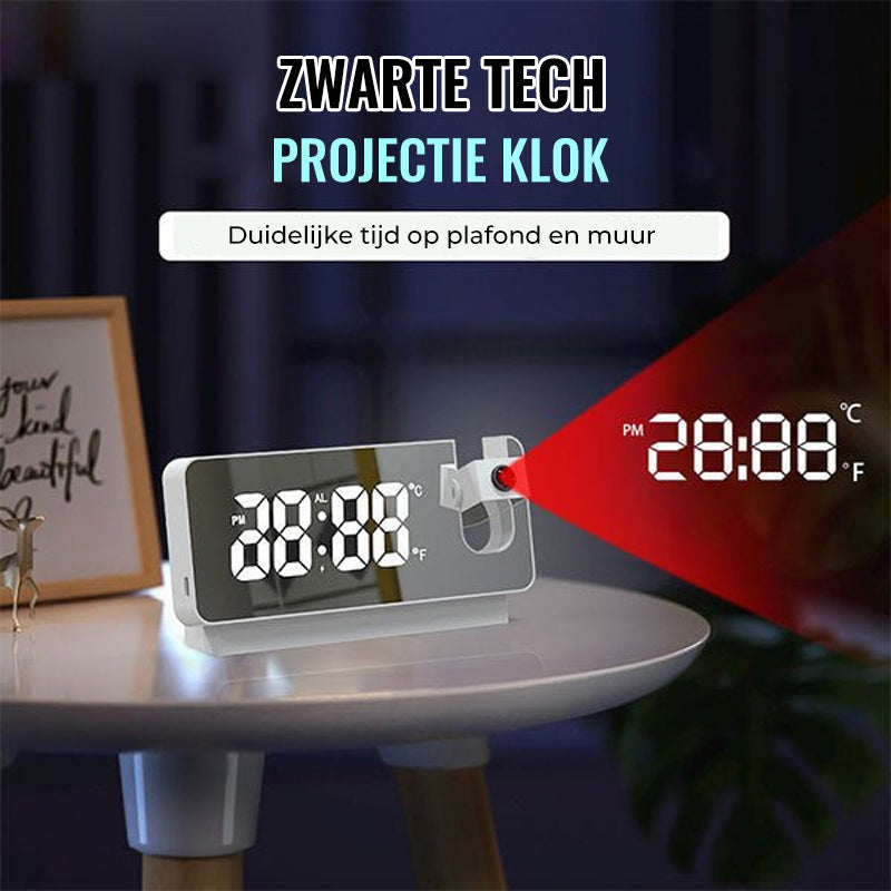 Navando | Digitale Wekker Met Plafondprojectie