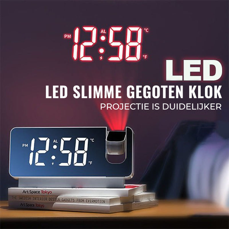 Navando | Digitale Wekker Met Plafondprojectie