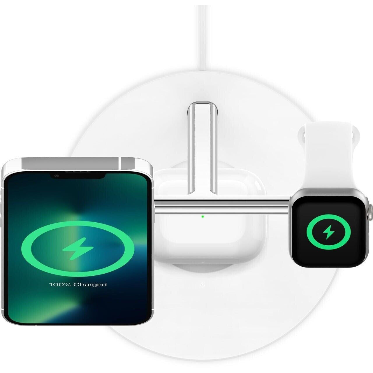 Navando | Draadloos 3-In-1 Oplaadstation Voor Apple