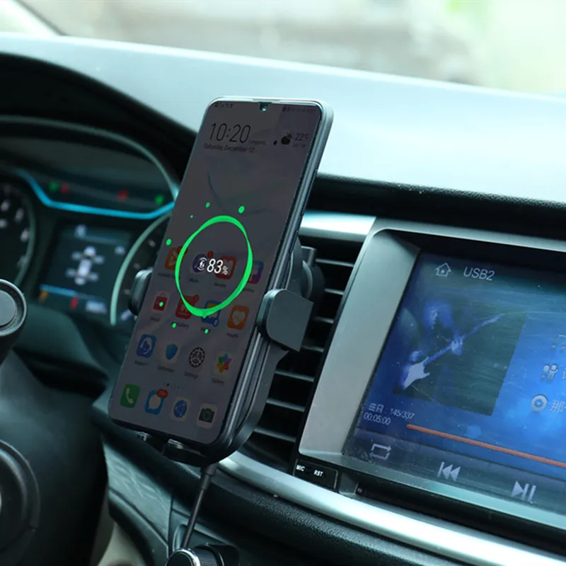 Navando | Draadloze Autolader Met Automatische Klem