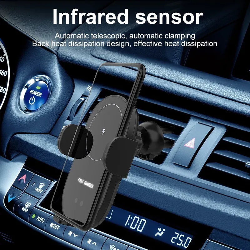Navando | Draadloze Autolader Met Automatische Klem
