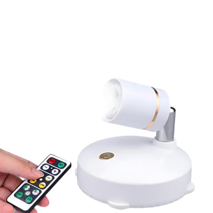 Navando | Draadloze Dimbare LED-Spotlight Met Afstandsbediening
