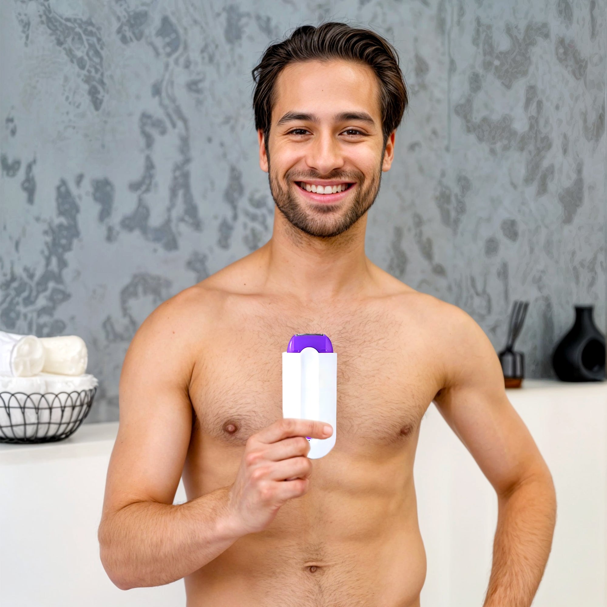 Navando | Draadloze Elektrische Haaronthaarder Voor Mannen