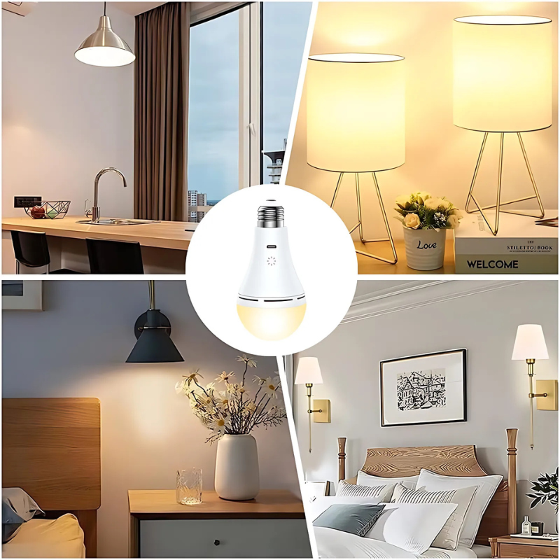 Navando | Draadloze Oplaadbare LED-Lamp Met Afstandsbediening