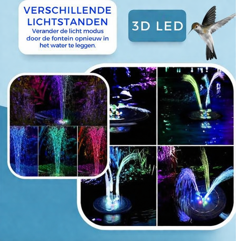 Navando | Drijvende Zonne-Energie Tuinfontein