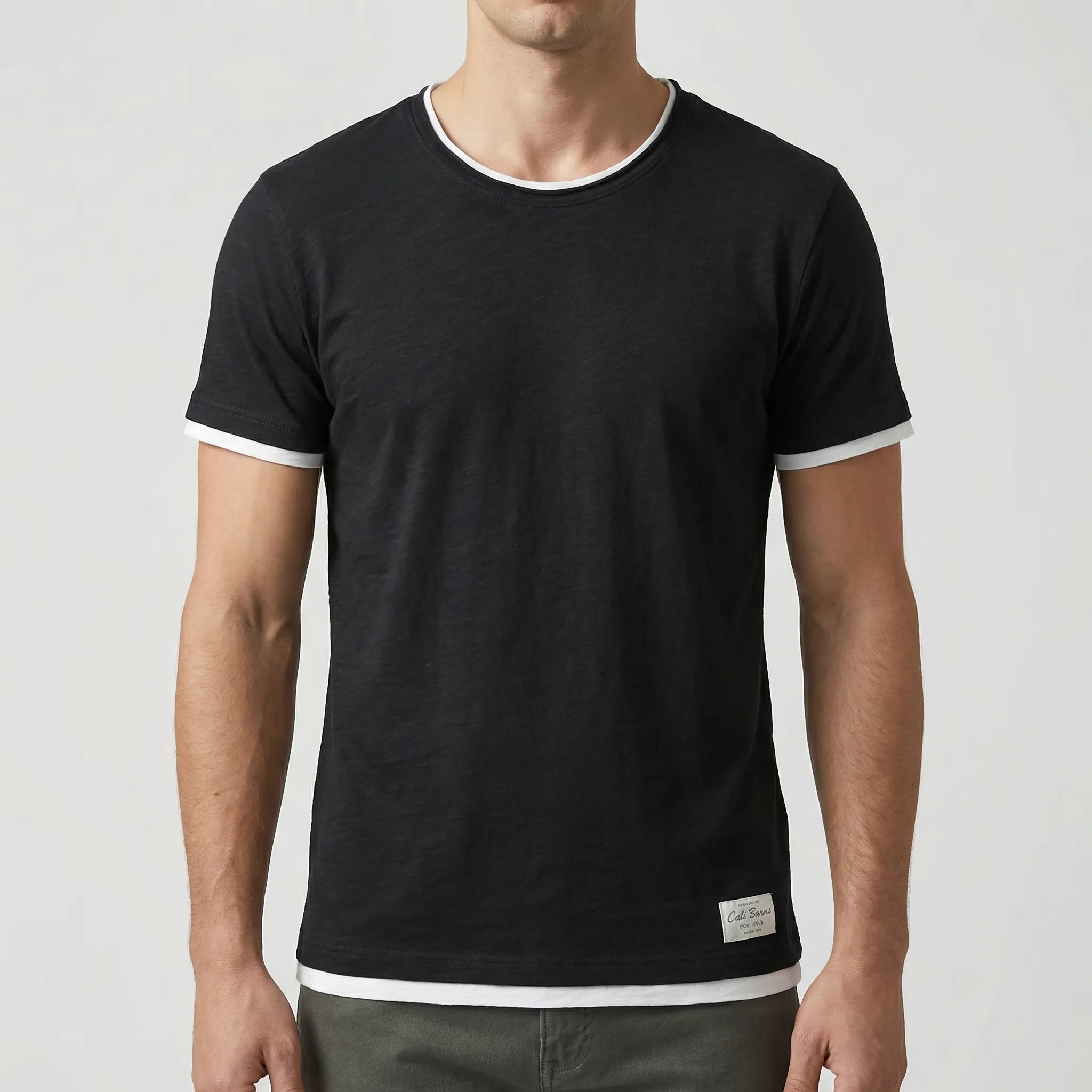 Navando | Eenvoudig Heren T-Shirt Met Ronde Hals