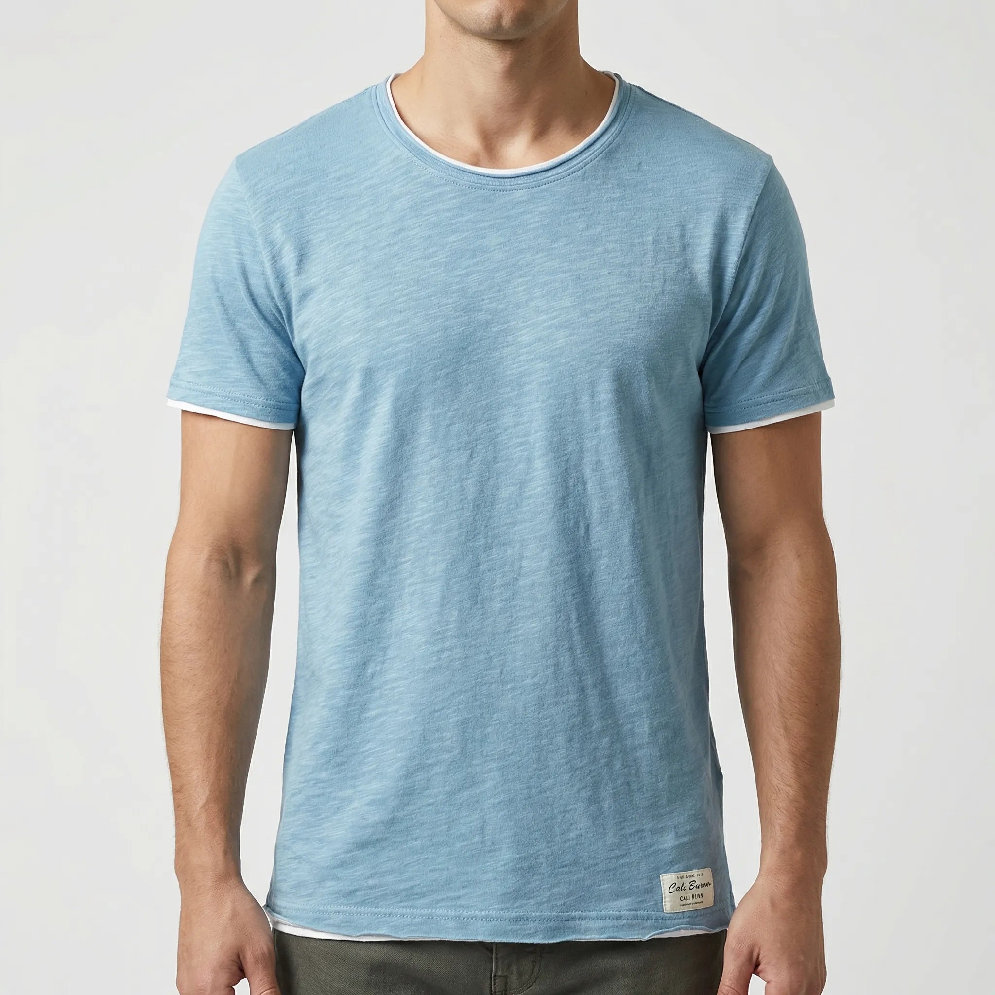 Navando | Eenvoudig Heren T-Shirt Met Ronde Hals