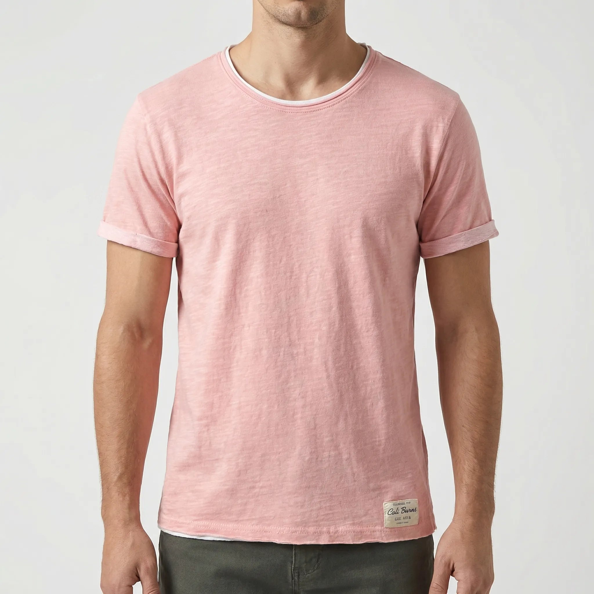 Navando | Eenvoudig Heren T-Shirt Met Ronde Hals
