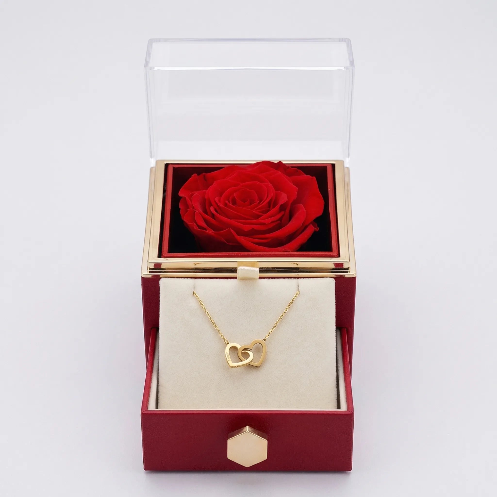 Navando | Eeuwige Roos Met Verborgen Ketting