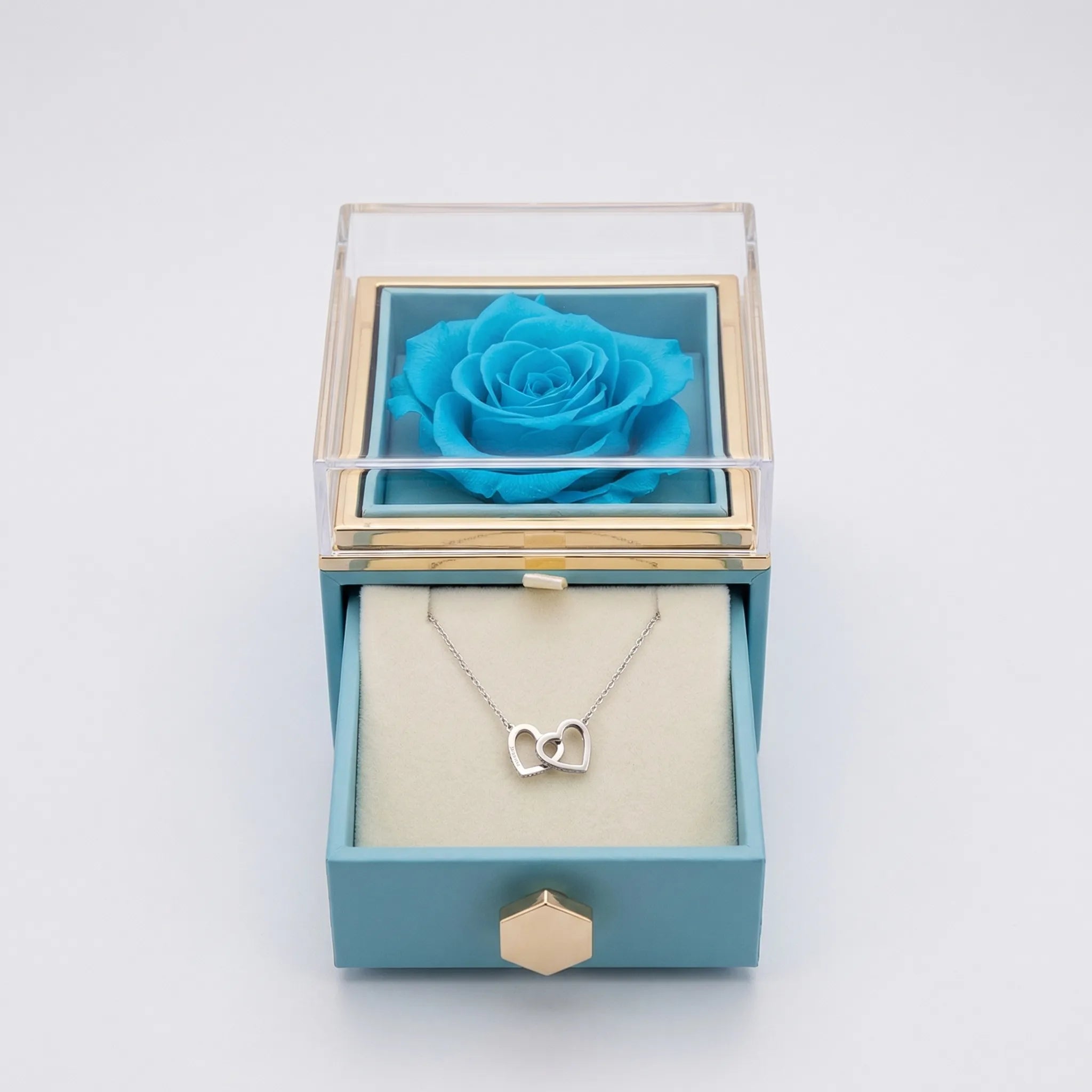 Navando | Eeuwige Roos Met Verborgen Ketting