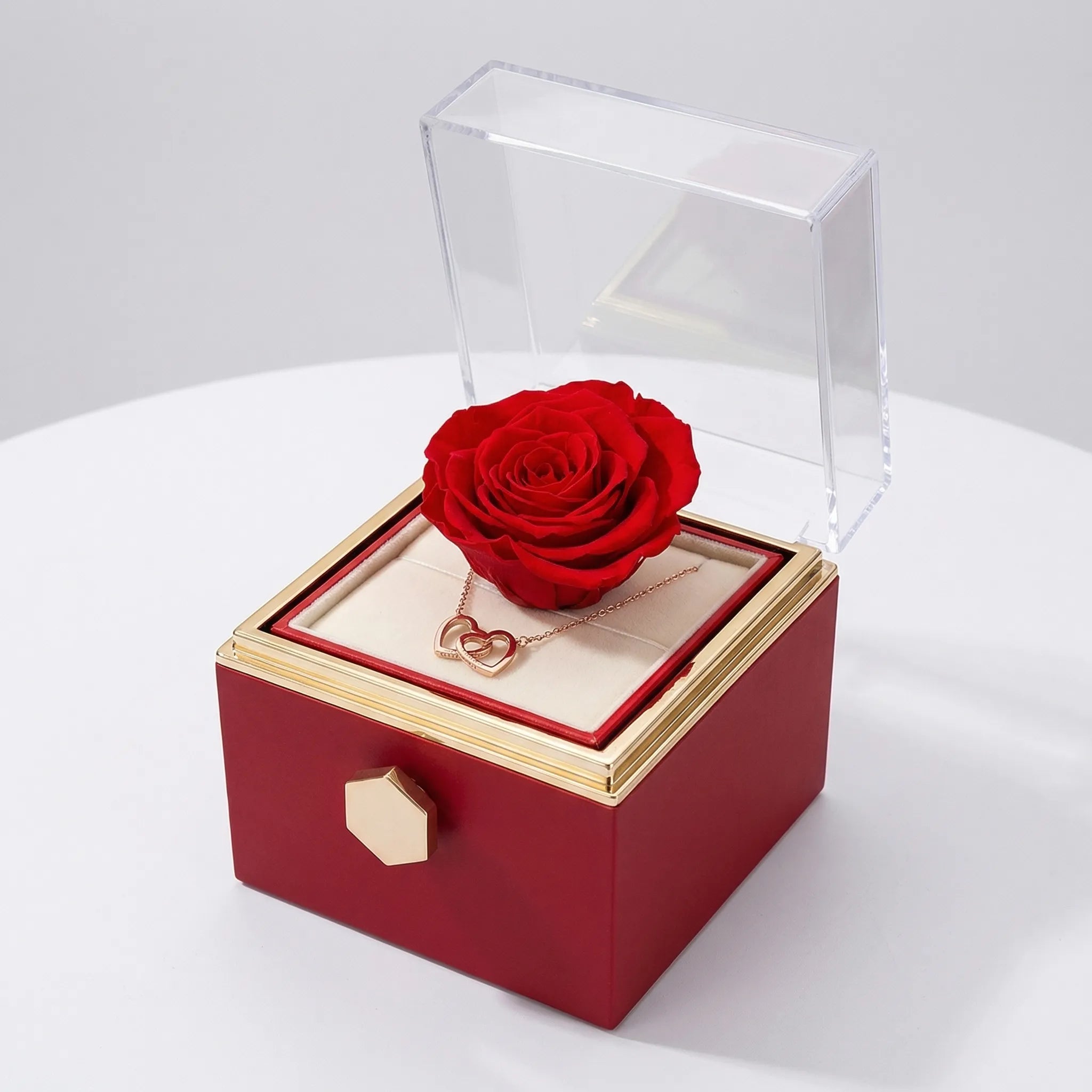 Navando | Eeuwige Roos Met Verborgen Ketting