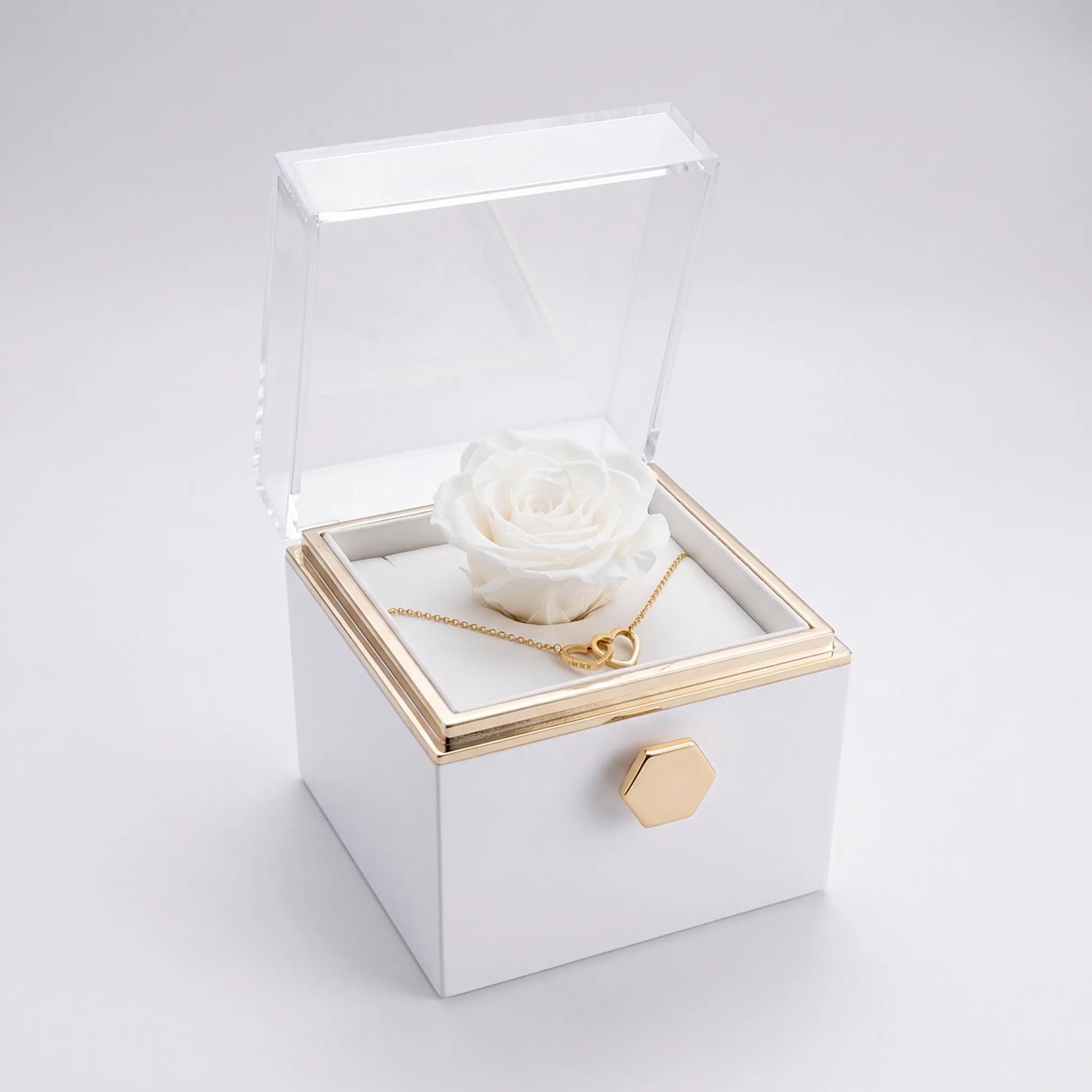 Navando | Eeuwige Roos Met Verborgen Ketting