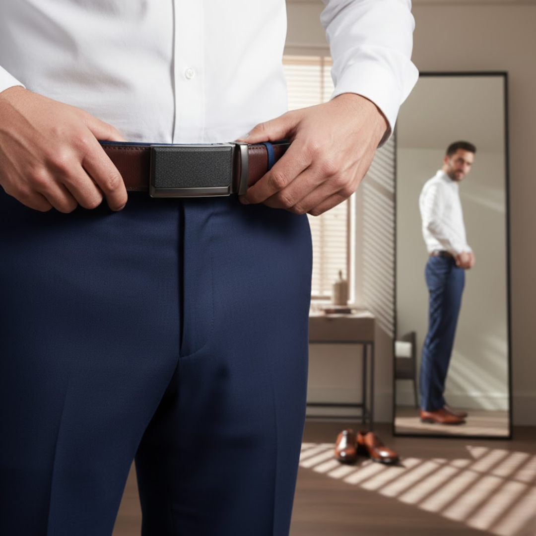 Navando | Elegante Heerenriem Met Automatische Gesp