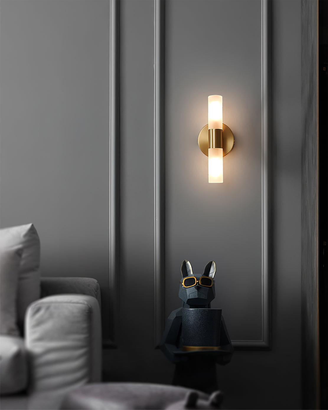 Navando | Elegante Wandlamp Met Cilindrische Kap