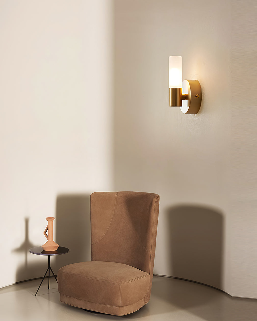 Navando | Elegante Wandlamp Met Cilindrische Kap