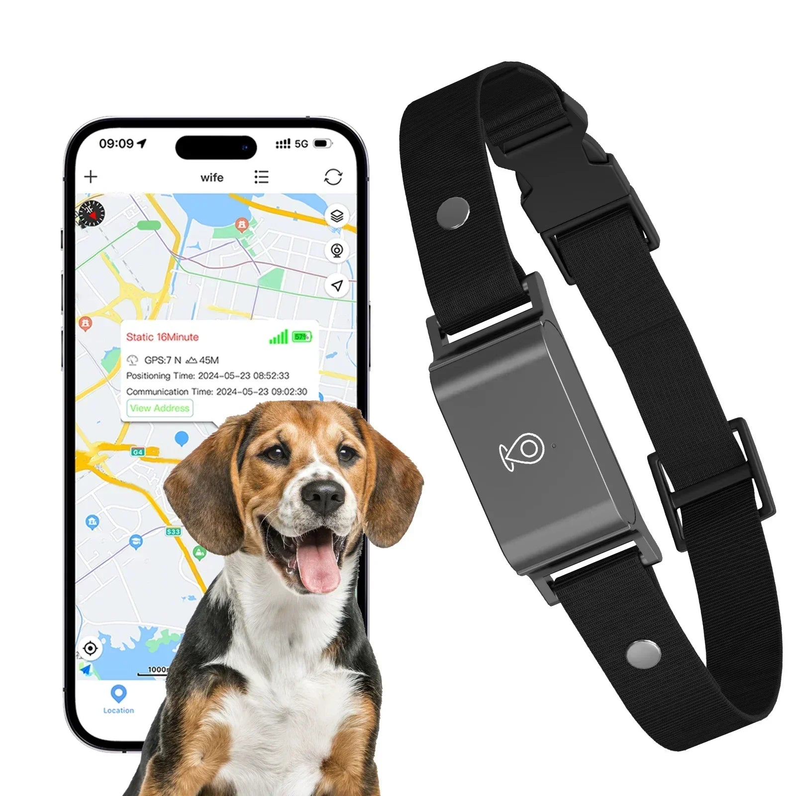 Navando | GPS-Tracker Halsband Voor Honden En Katten