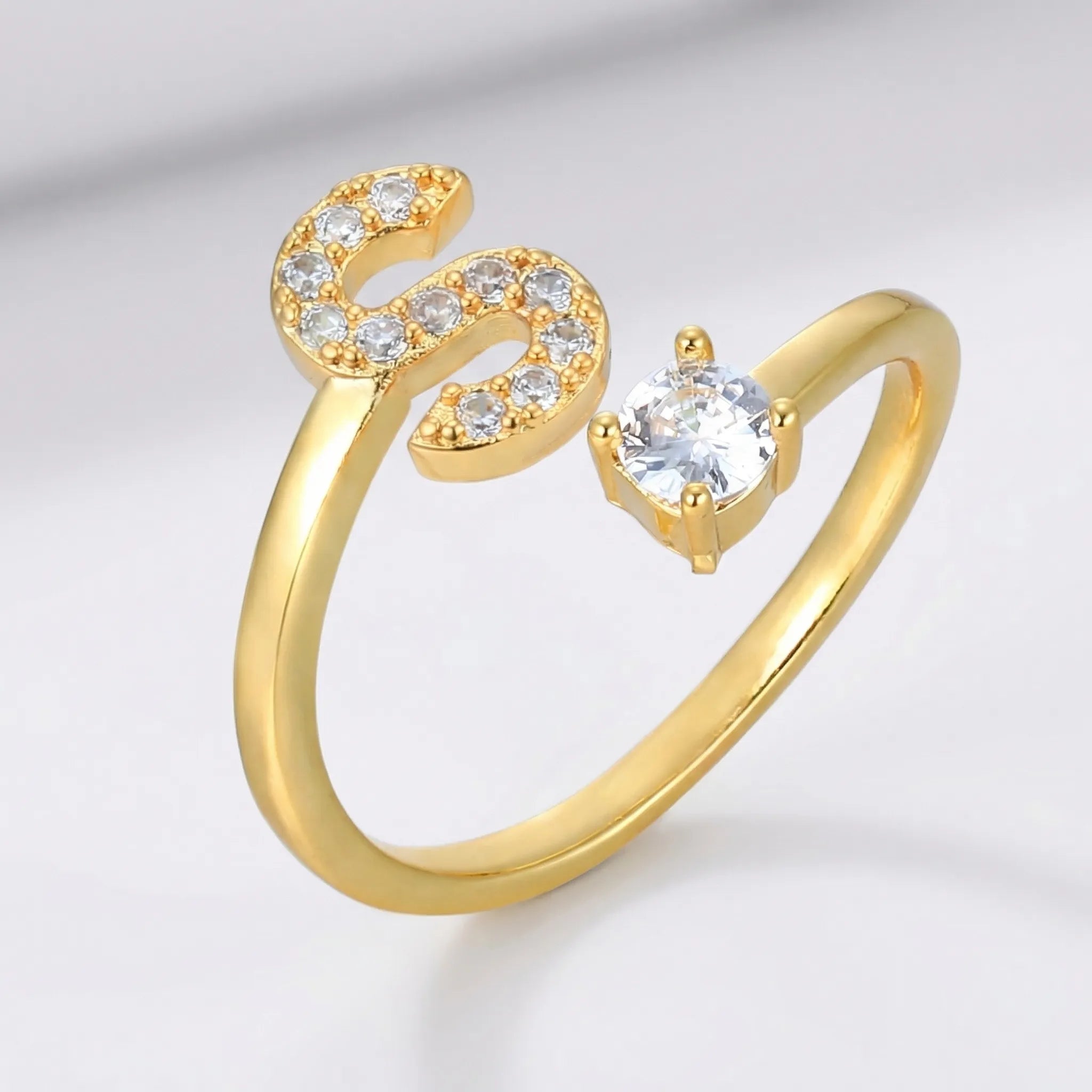 Navando | Gepersonaliseerde Ring Met zirkoniasTeen