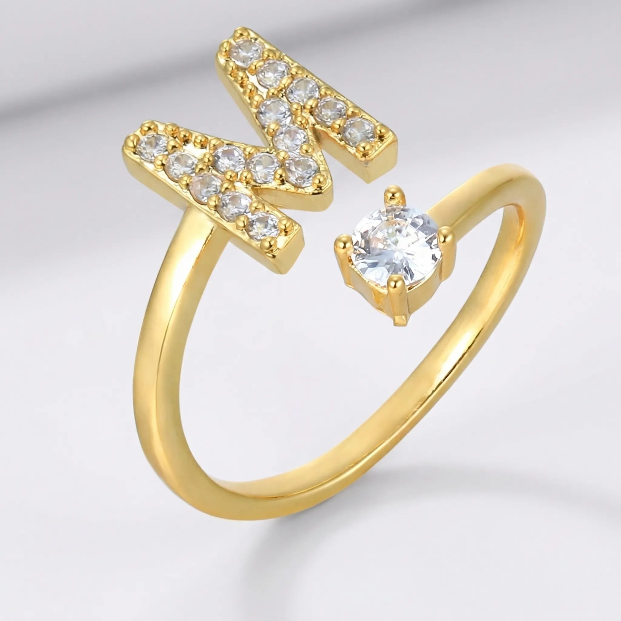 Navando | Gepersonaliseerde Ring Met zirkoniasTeen