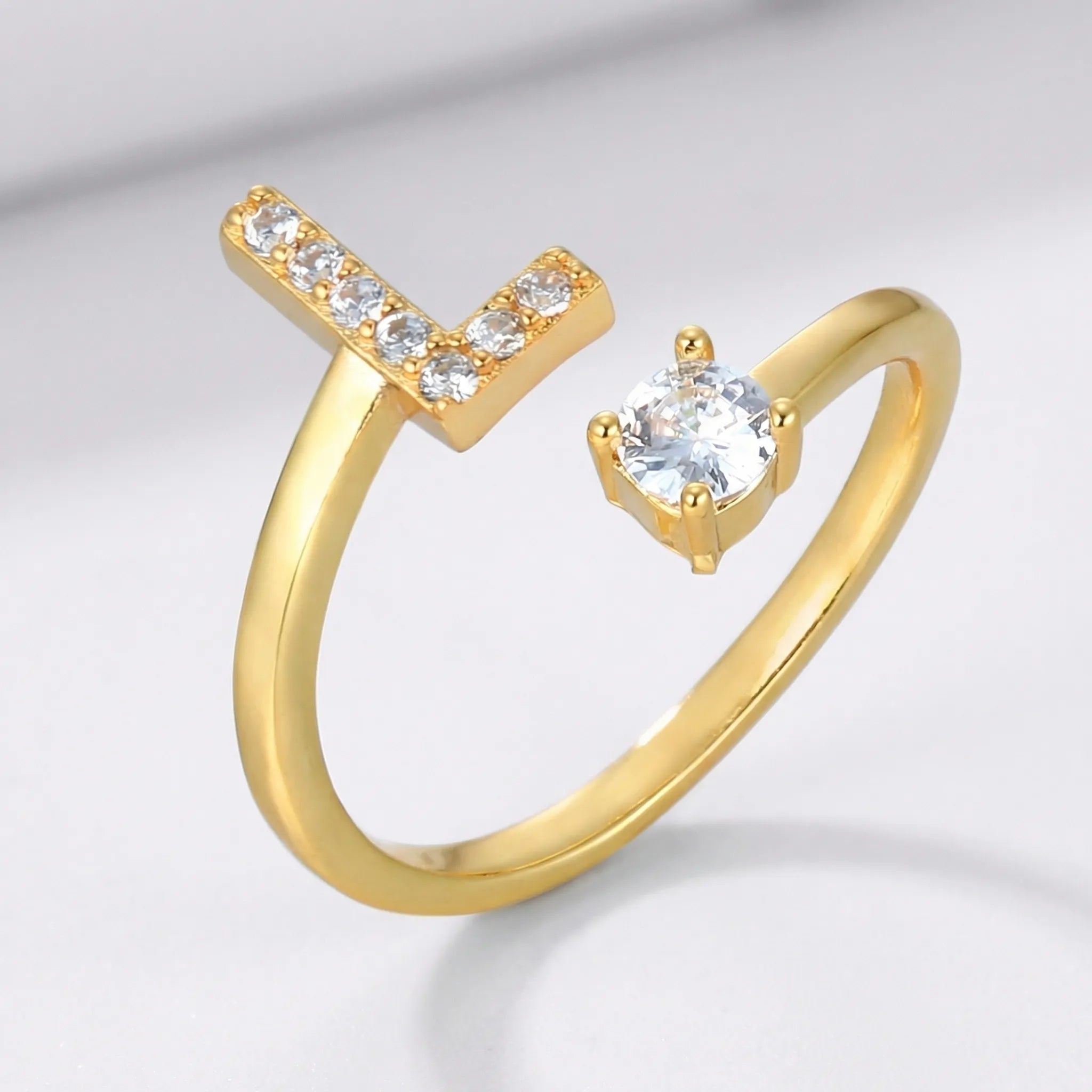 Navando | Gepersonaliseerde Ring Met zirkoniasTeen