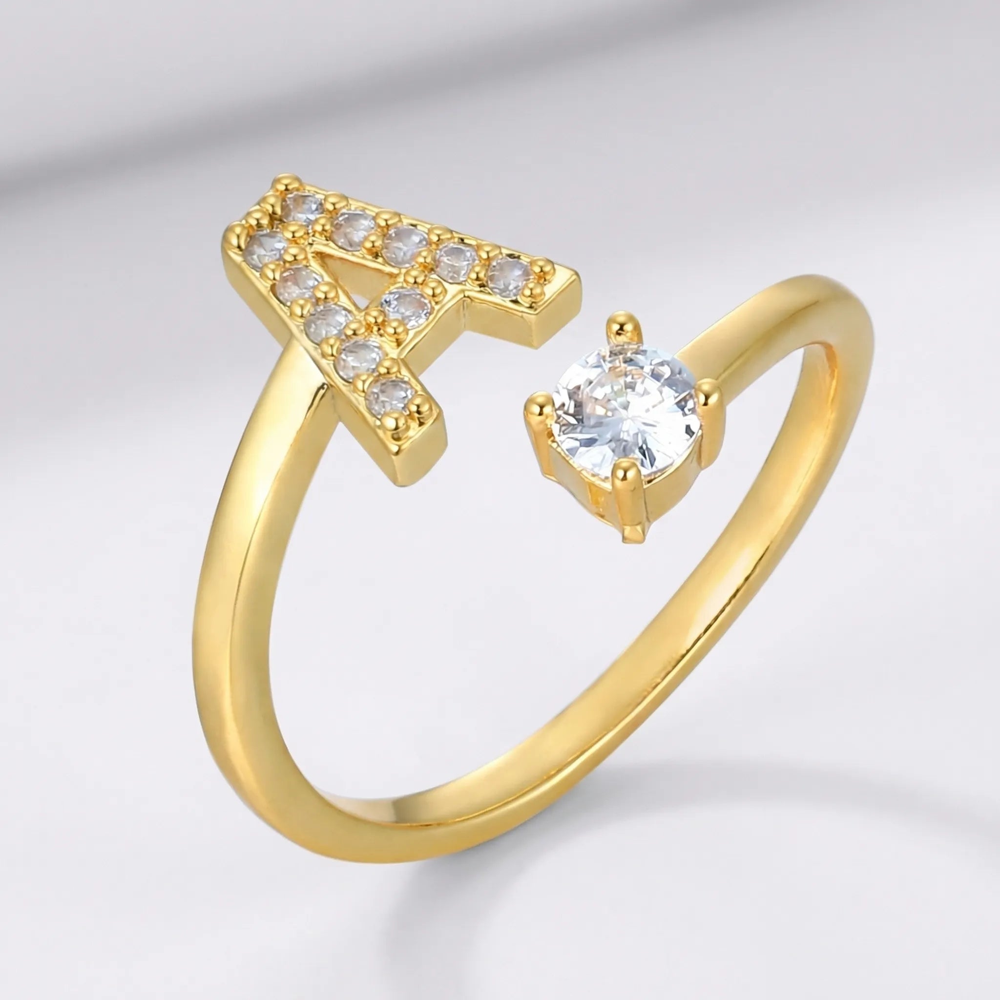 Navando | Gepersonaliseerde Ring Met zirkoniasTeen